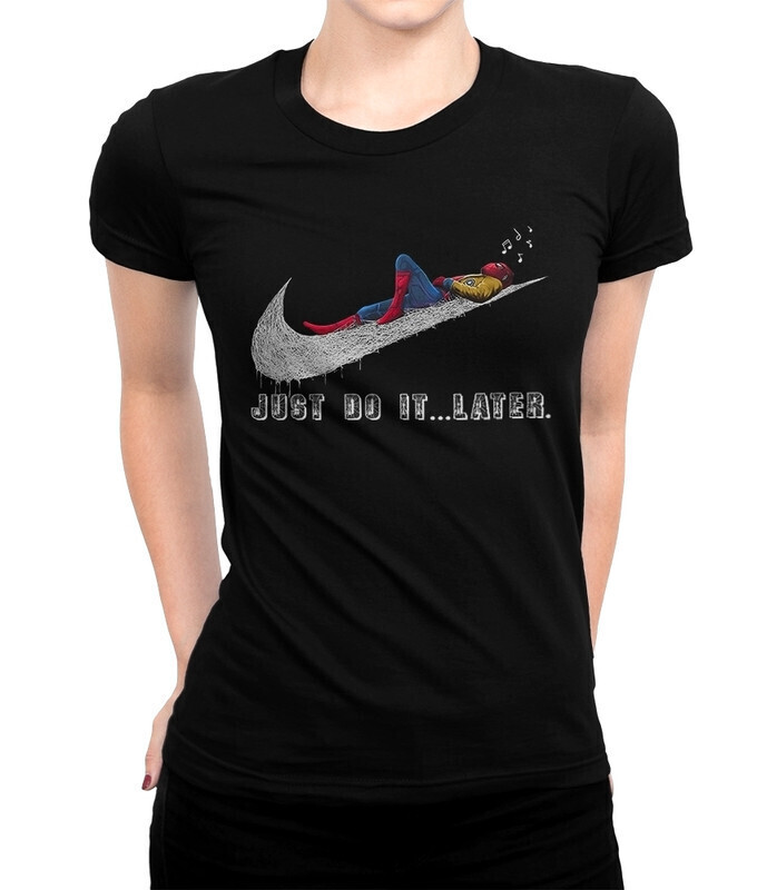 

Футболка женская Dream Shirts Питер Паркер - Do it later 10004861 черная L, Питер Паркер - Do it later 10004861