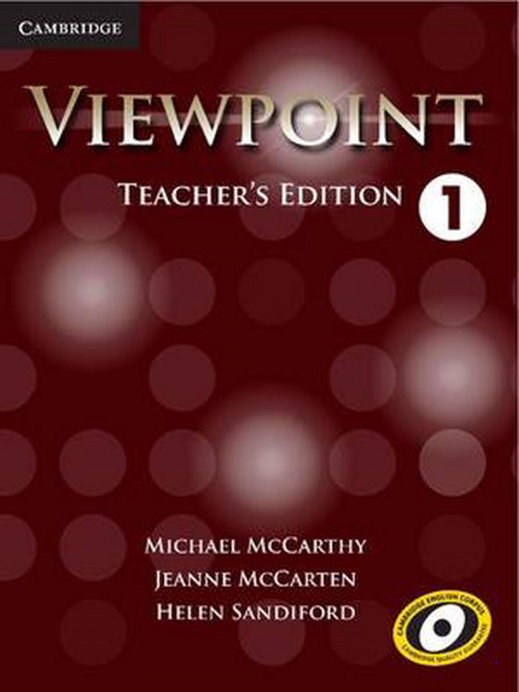 

Viewpoint Level 1 Teacher's Edition with Assessment Audio CD/CD-ROM