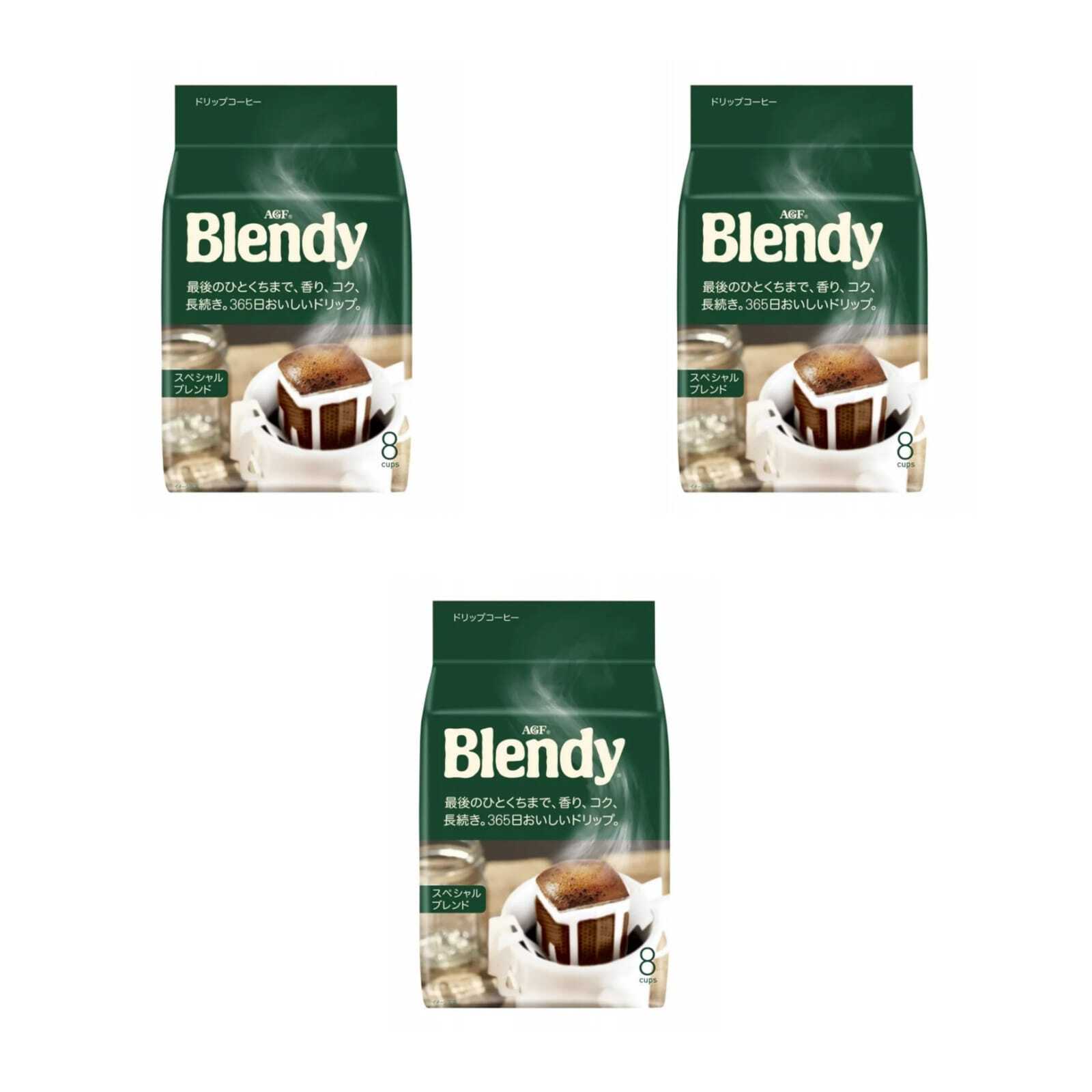 Кофе молотый AGF Blendy Mild Blend в дрип-пакетах, 8 шт х 3 шт упаковки