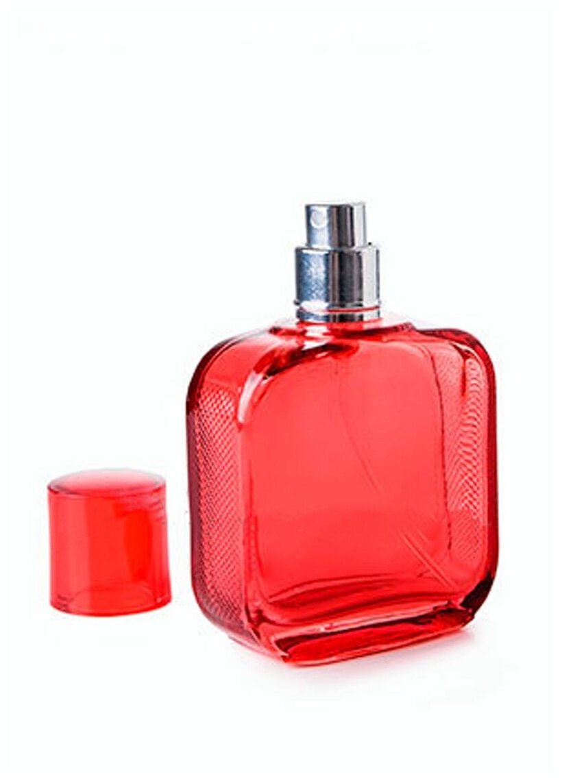 Стеклянный флакон-атомайзер для парфюмерии Weida Cosmetic Lakk красный 50 мл