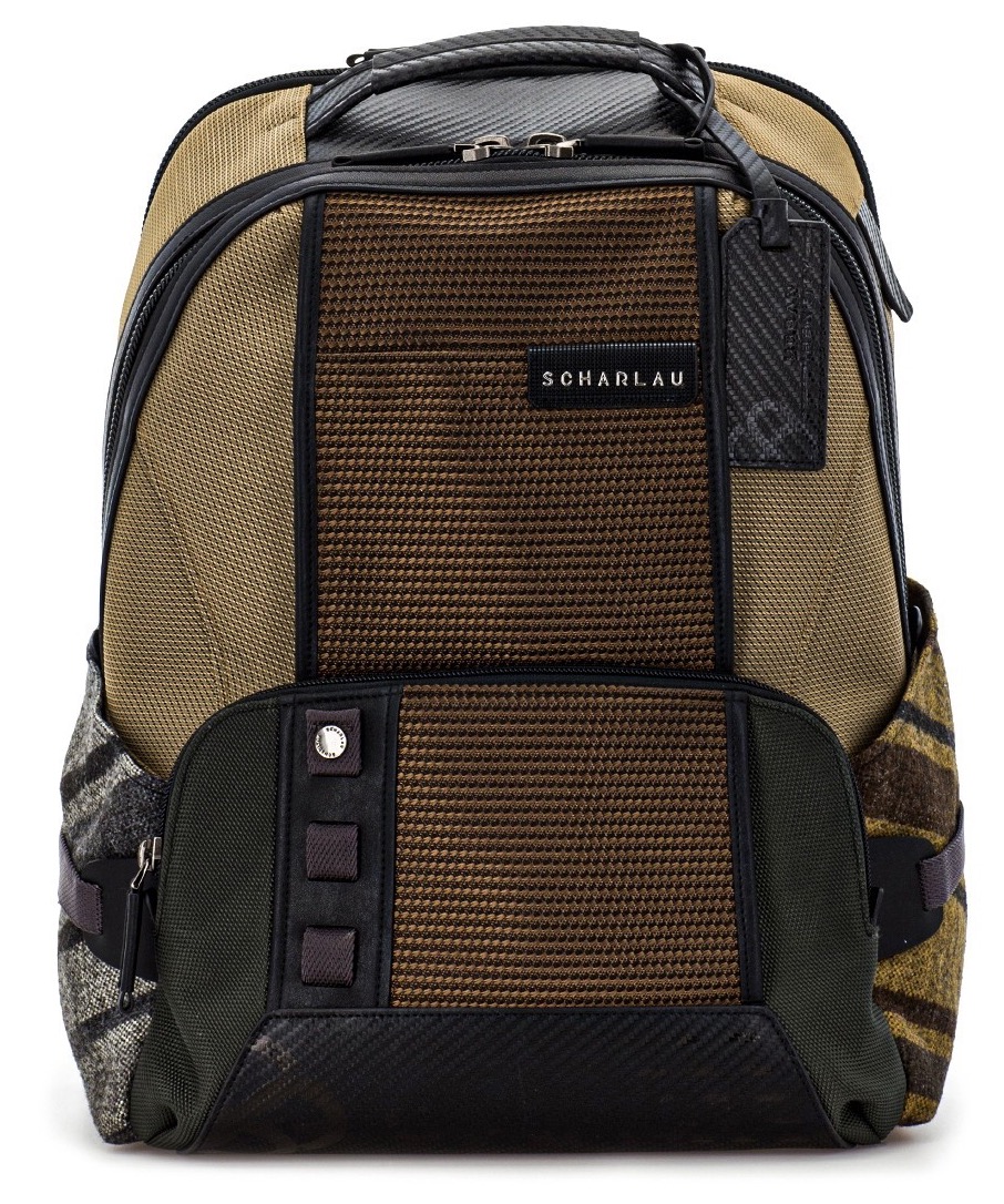 

Рюкзак мужской SCHARLAU BA09-N01 коричневый, 42x31x14 см, BA09-N01