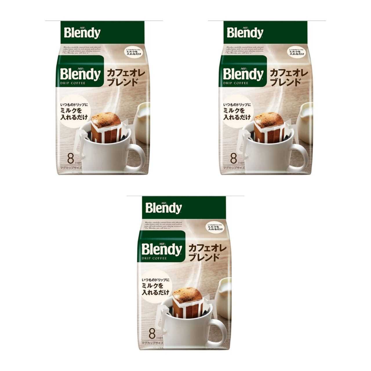 

Кофе в дрип-пакетах AGF Blendy Mild Ole Blend, 8 шт х 3 упаковки