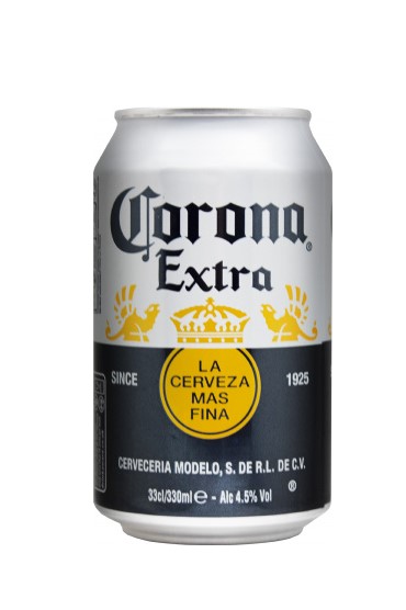 

Пиво Corona Extra ж/б 0,33л, Светлое