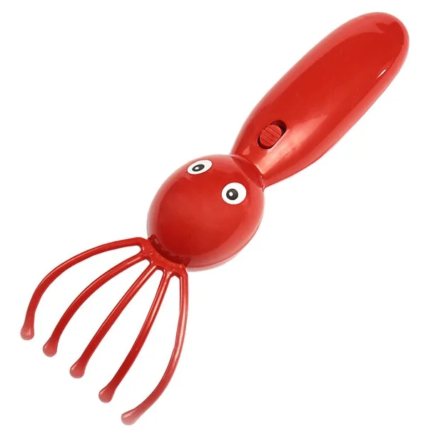 

Массажер Luazon Home LEM-42, электрический, 2хАА, красный, LEM-42