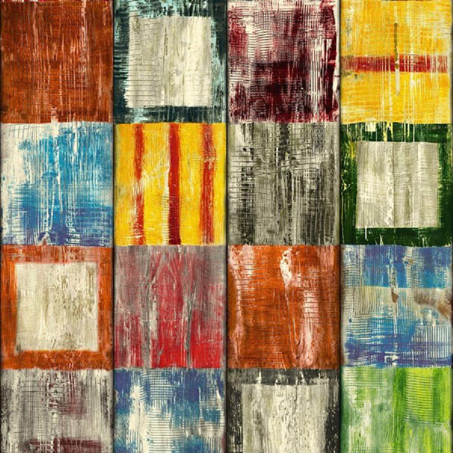 фото Пленка самоклеящаяся декор цветные квадраты 0576-346 d-c-fix 0.45х2м