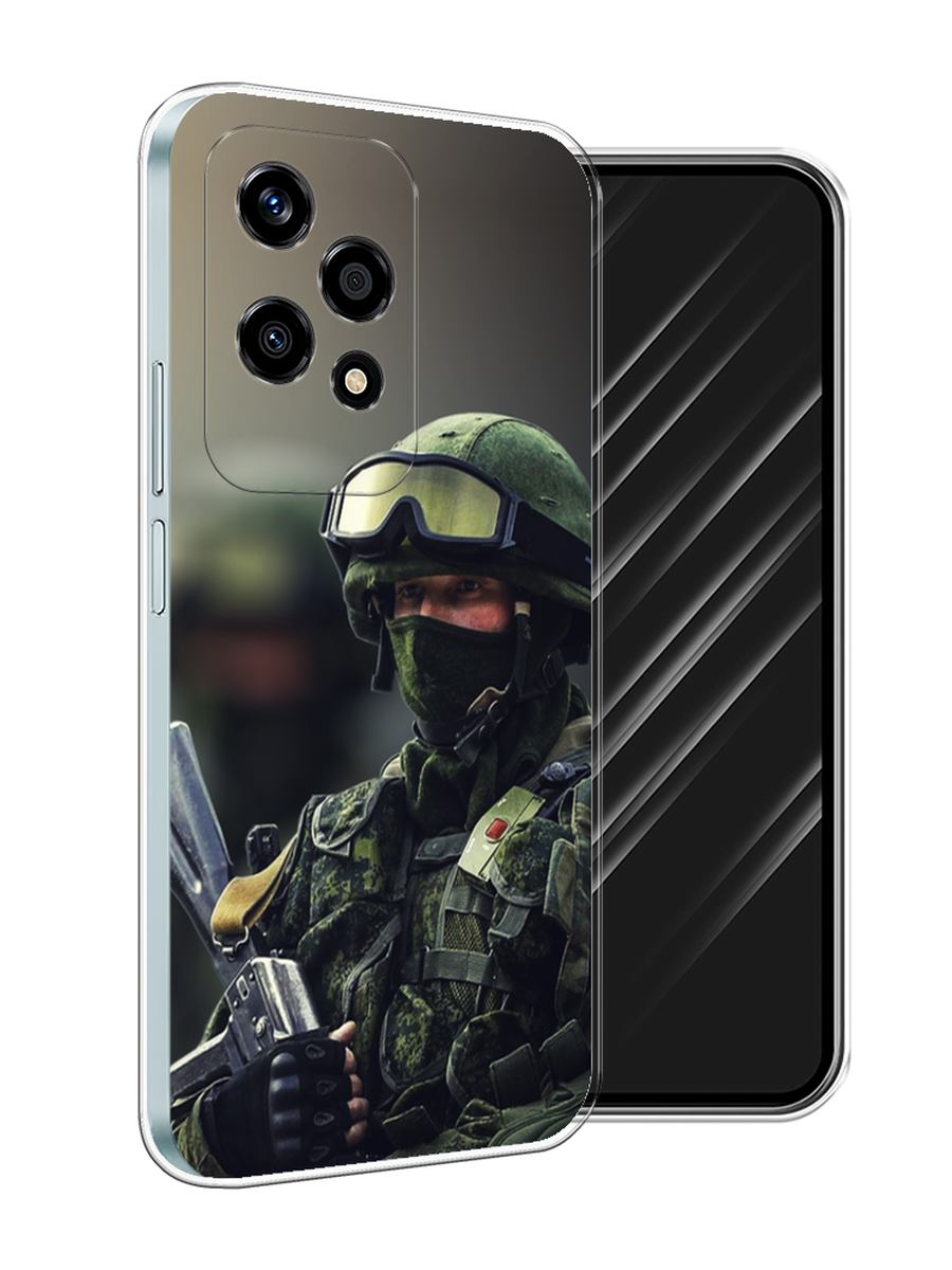 

Чехол Awog на Honor 200 Lite "Солдат", Зеленый;серый, 6124650-1