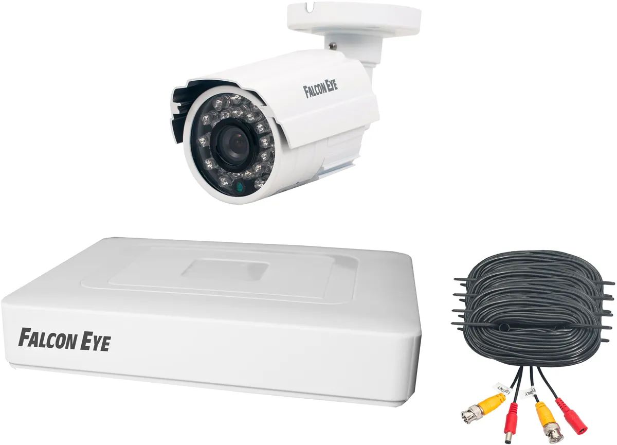 Комплект видеонаблюдения Falcon FE-104MHD KIT START SMART видеорегистратор falcon eye fe mhd1108