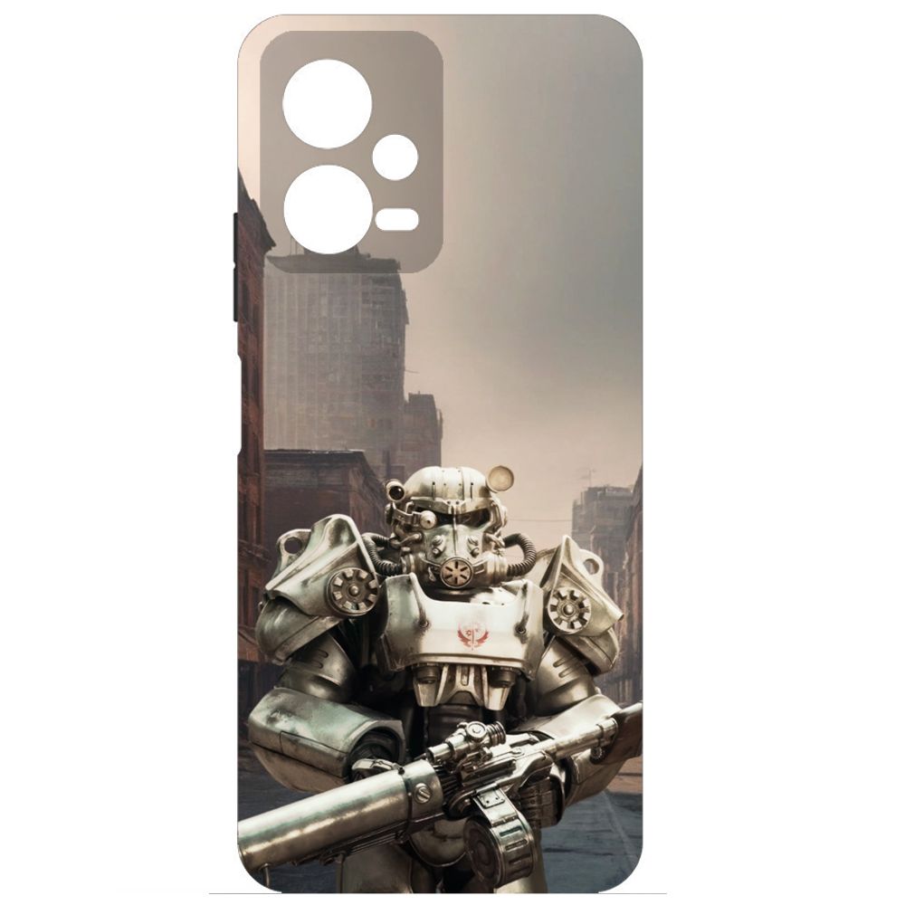 

Чехол-накладка Krutoff Soft Case Фоллаут (Fallout) - Рыцарь Братства для Xiaomi Poco X5