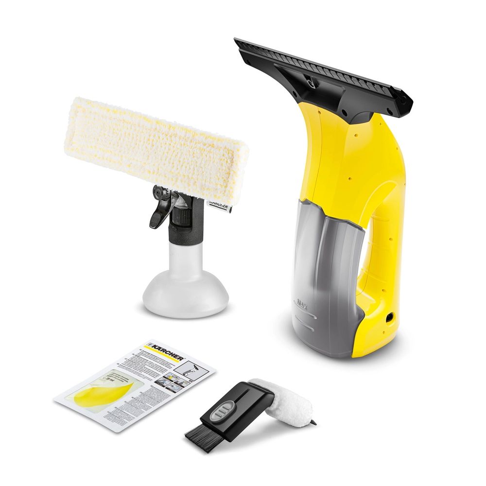 Стеклоочиститель Karcher WV 1 Plus Frame Edition желтый стеклоочиститель karcher wv 1 plus