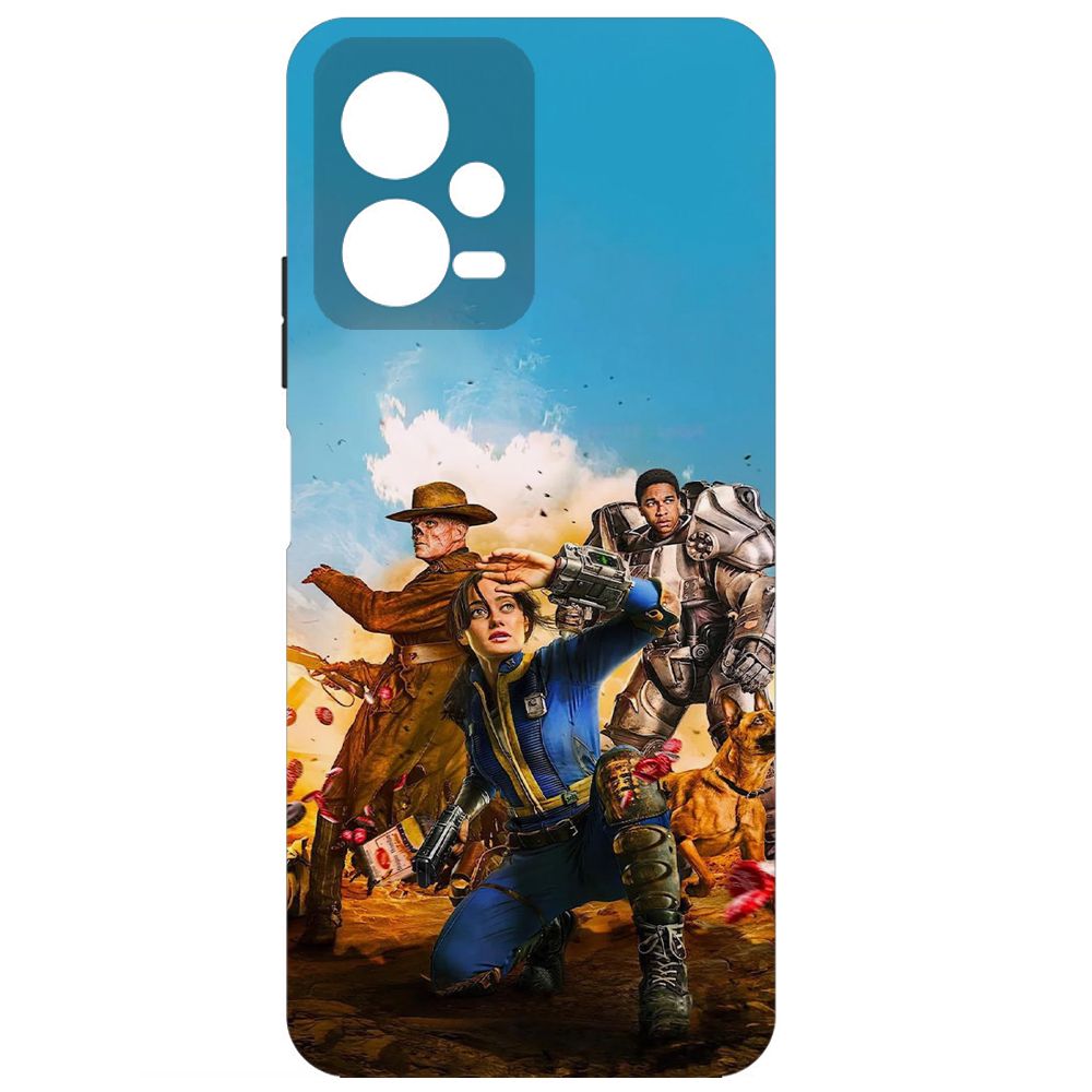

Чехол-накладка Krutoff Soft Case Фоллаут (Fallout) - Люси, Гуль и Аарон для Xiaomi Poco X5