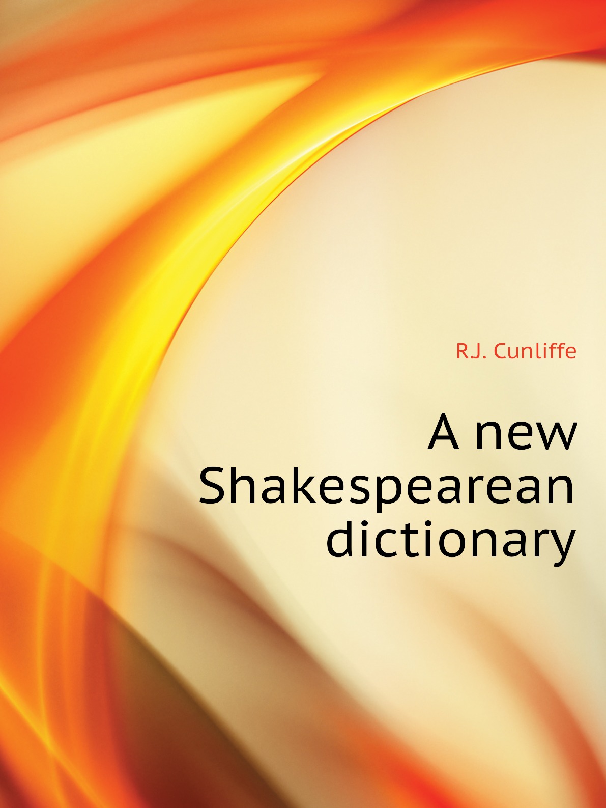 

A new Shakespearean dictionary