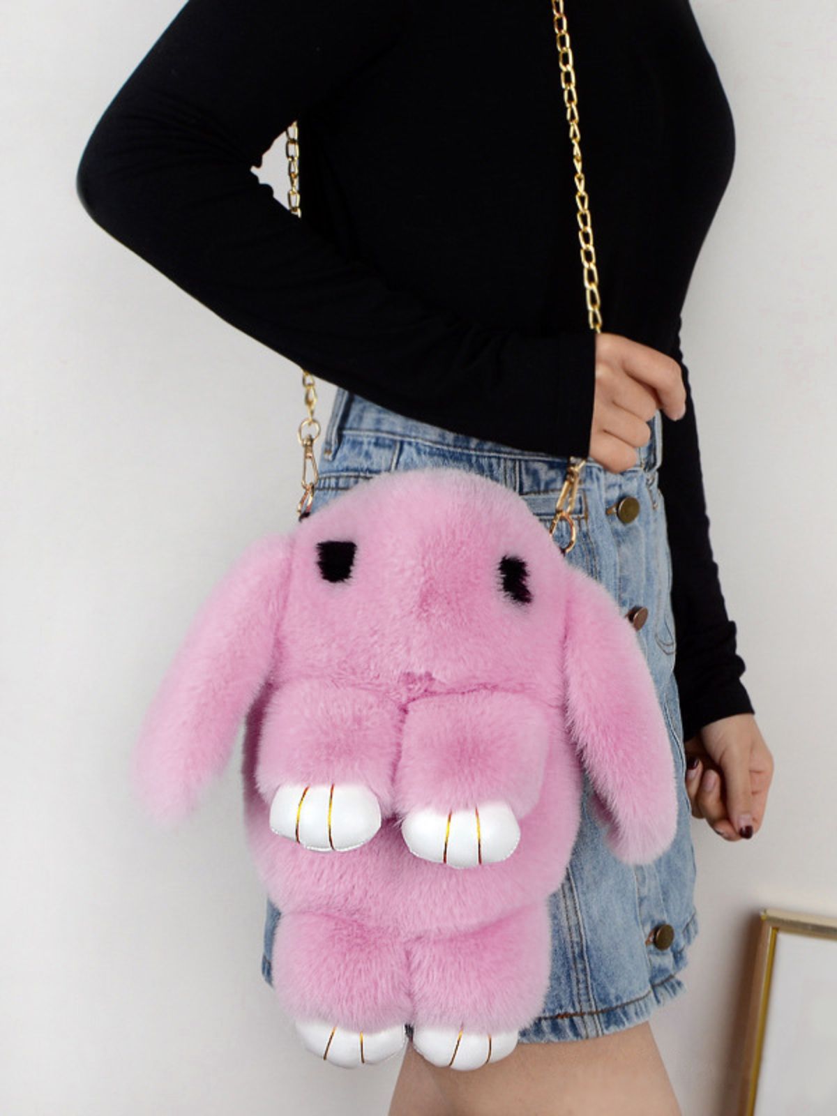 

Рюкзак-игрушка KEDOO мягкий 2в1 розовый, Bunny