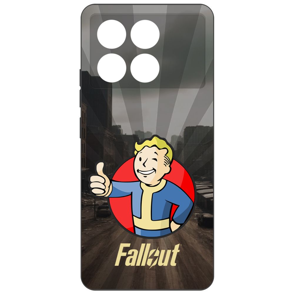 

Чехол-накладка Krutoff Soft Case Фоллаут (Fallout) - Волт-бой для Xiaomi Poco X6 Pro