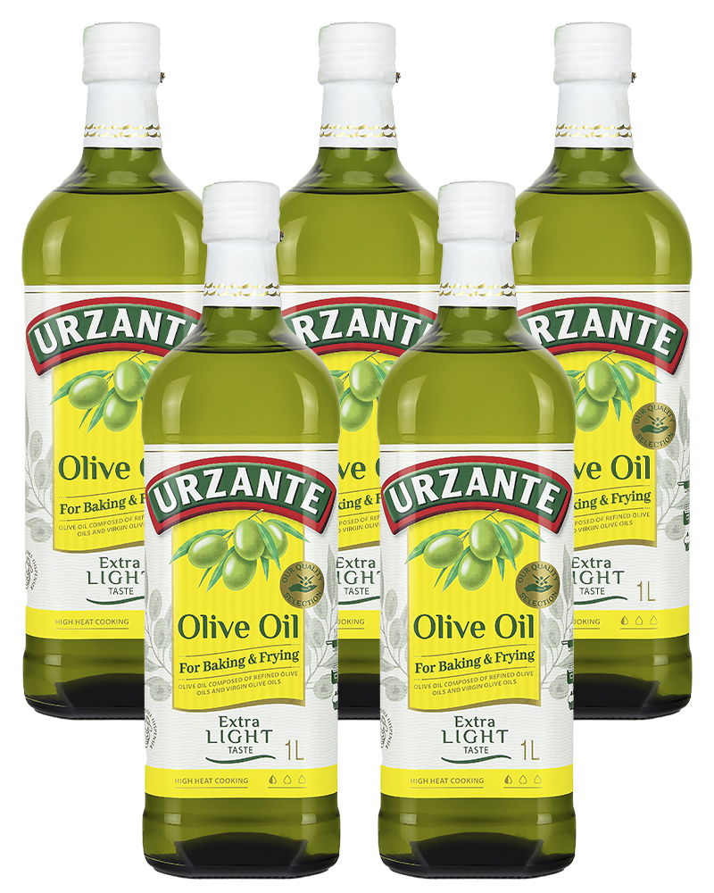 Масло оливковое Urzante 100%, 5 шт по 1 л
