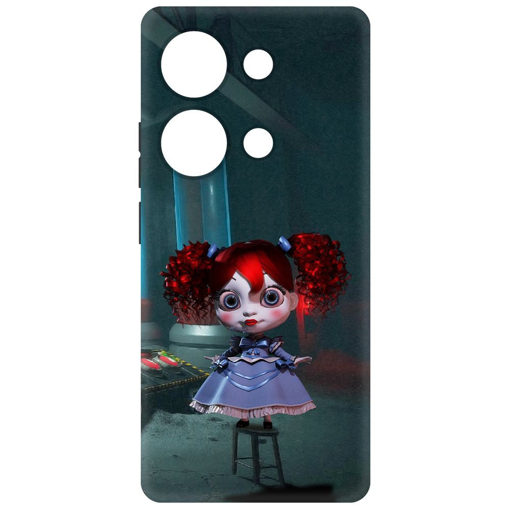 

Чехол-накладка Krutoff Soft Case Хаги Ваги - Кукла Поппи для Poco M6 Pro 4G черный