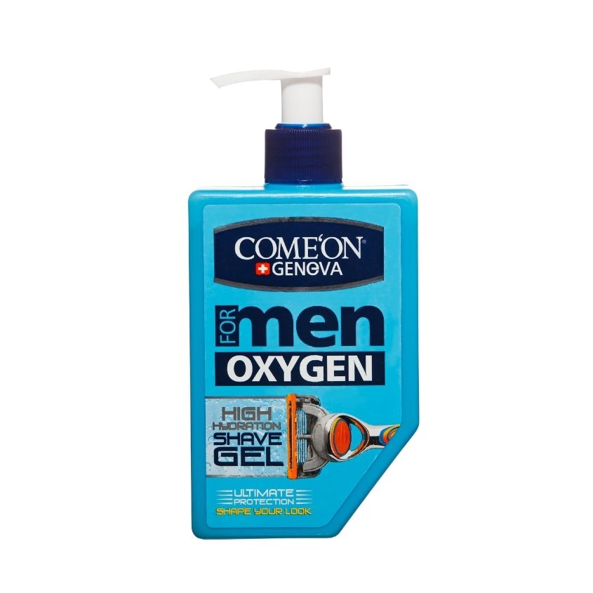 Гель для бритья Come'on сухой кожи насыщенный кислородом 260 мл крем гель дезодорант come on для мужчин защита от запаха чистота и комфорт