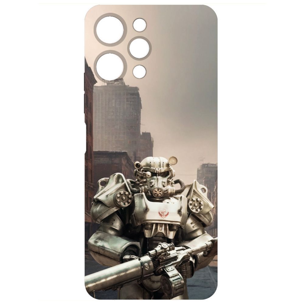 

Чехол-накладка Krutoff Soft Case Фоллаут (Fallout) - Рыцарь Братства для Xiaomi Redmi 12