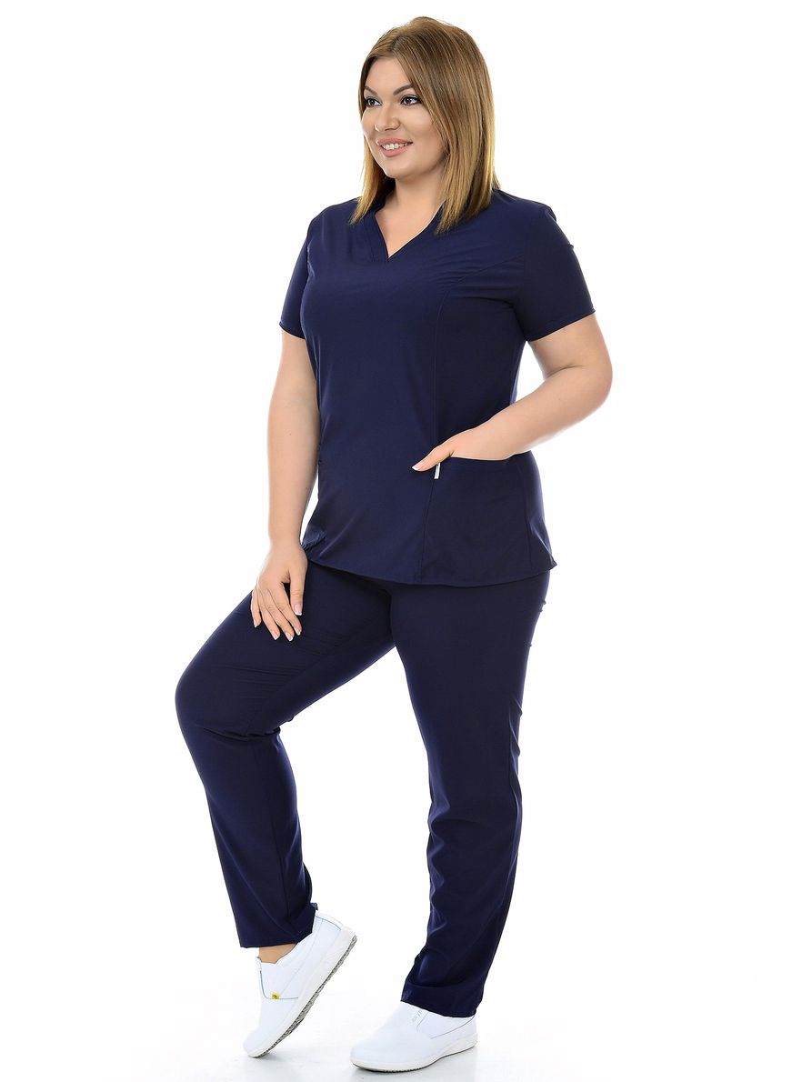 

Костюм медицинский женский MedicalWear Невский 101 синий 48 RU, Невский 101