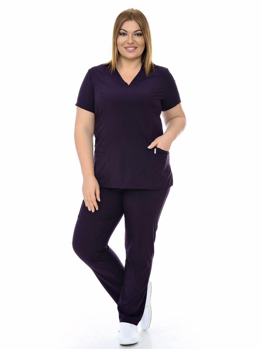 фото Костюм медицинский женский medicalwear невский 101 фиолетовый 48 ru