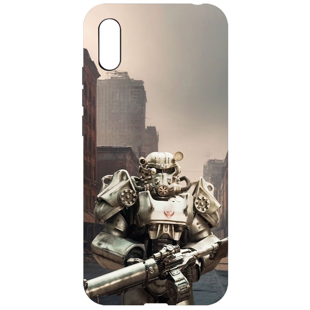 

Чехол-накладка Krutoff Soft Case Фоллаут (Fallout) - Рыцарь Братства для Xiaomi Redmi 9A