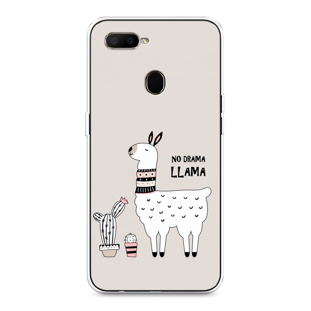 

Чехол Awog на Oppo A5s "No drama LLama", Разноцветный, 252350-2