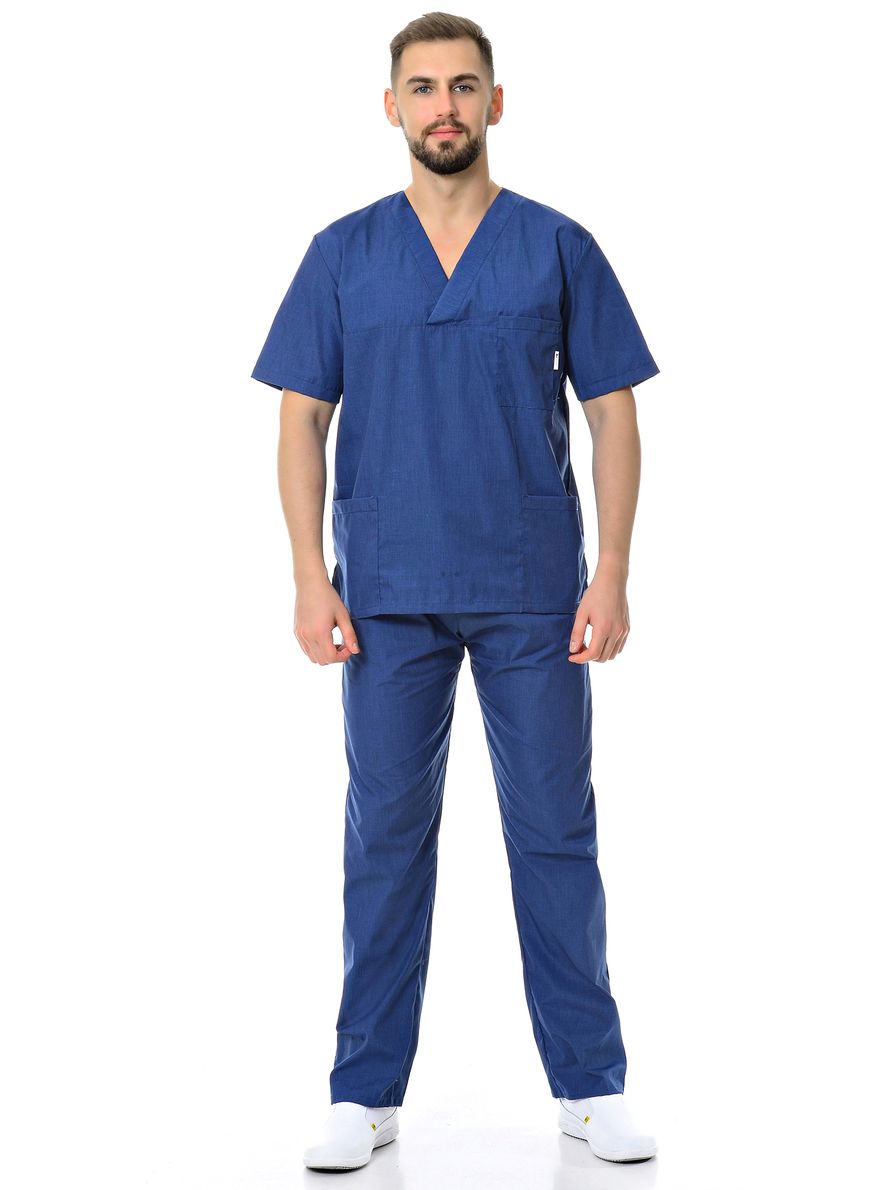 фото Костюм медицинский унисекс medicalwear хирург 109 синий 46 ru