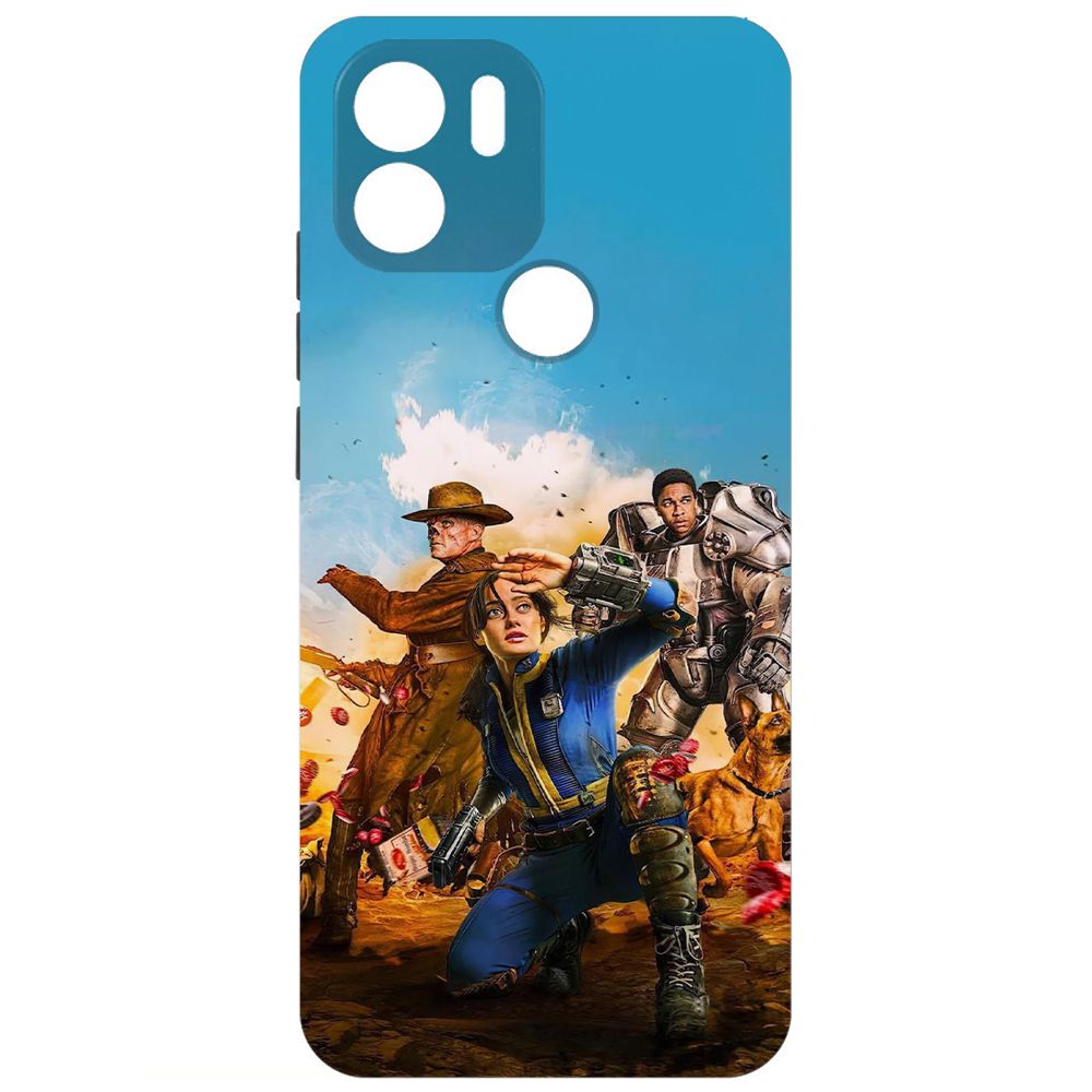 

Чехол-накладка Krutoff Soft Case Фоллаут (Fallout)-Люси, Гуль и Аарон для Xiaomi Redmi A2+