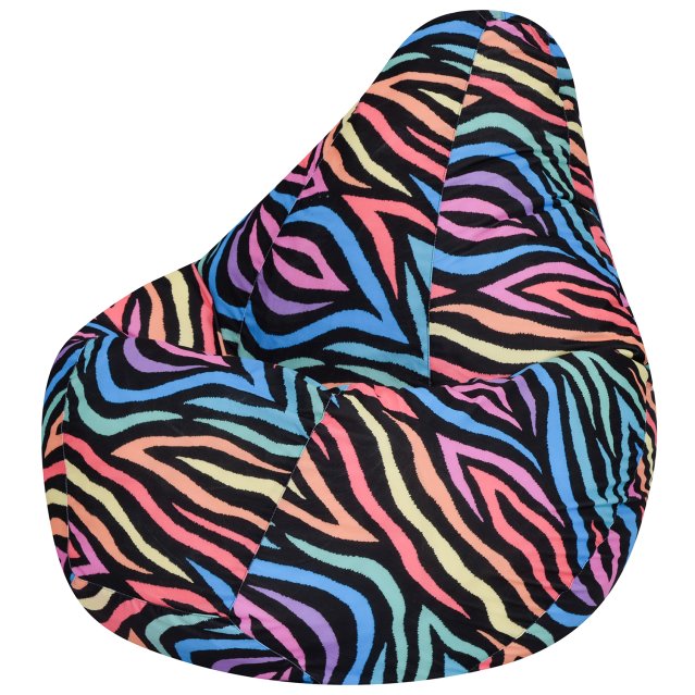 Кресло Мешок Груша Радуга XL, Классический