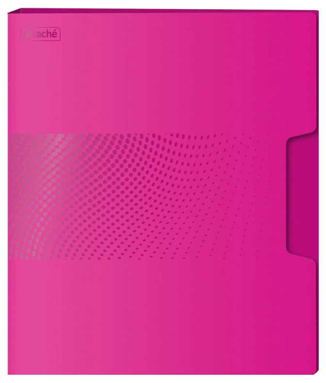 фото Папка-скоросшиватель с пружинным механизмом attache digital розовая 0.45 мм, 1043257