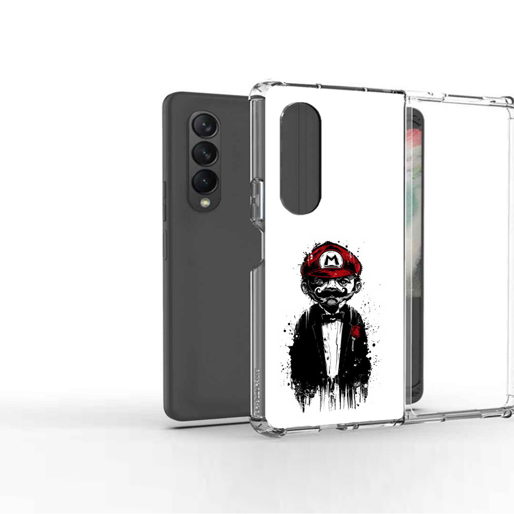 

Чехол MyPads Tocco для Samsung Galaxy Z Fold2 марио, Прозрачный, Tocco