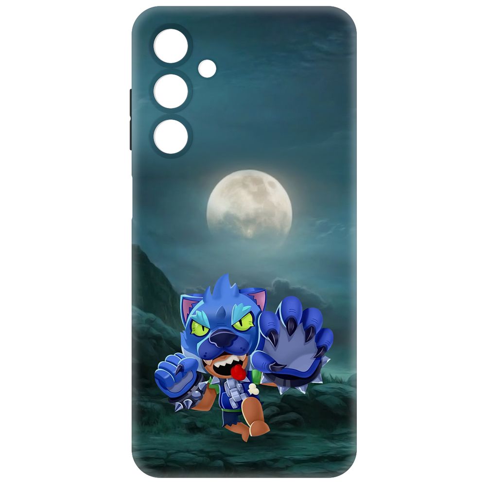 

Чехол-накладка Soft Case Brawl Stars- Оборотень Леон для Samsung Galaxy A25 5G (A256), Черный