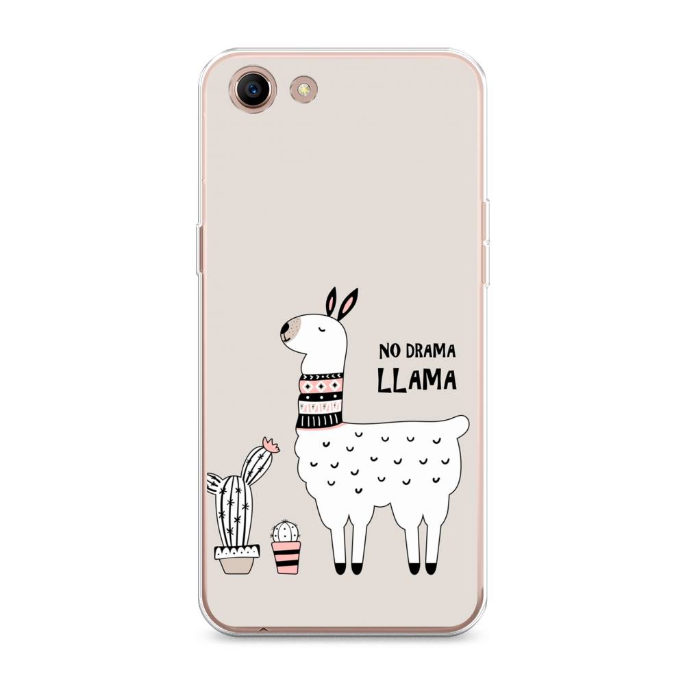 

Чехол Awog на Oppo A83 "No drama LLama", Разноцветный, 250150-2