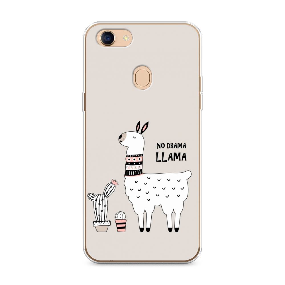 

Чехол Awog на Oppo F5 "No drama LLama", Разноцветный, 250250-2