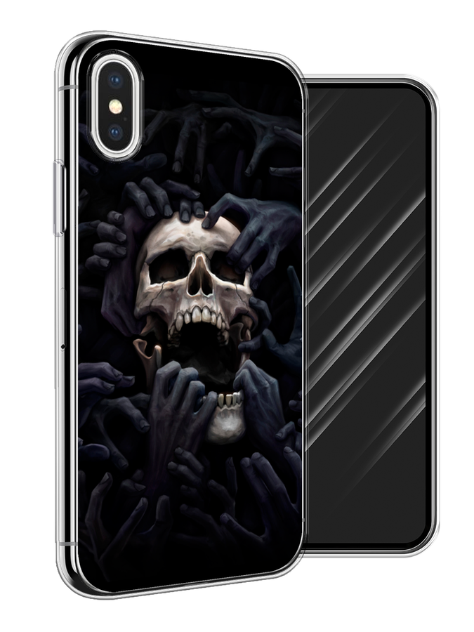 

Чехол Awog на Apple iPhone XS (10S) / Айфон XS (10S) "Череп 29", Разноцветный, 11850-9