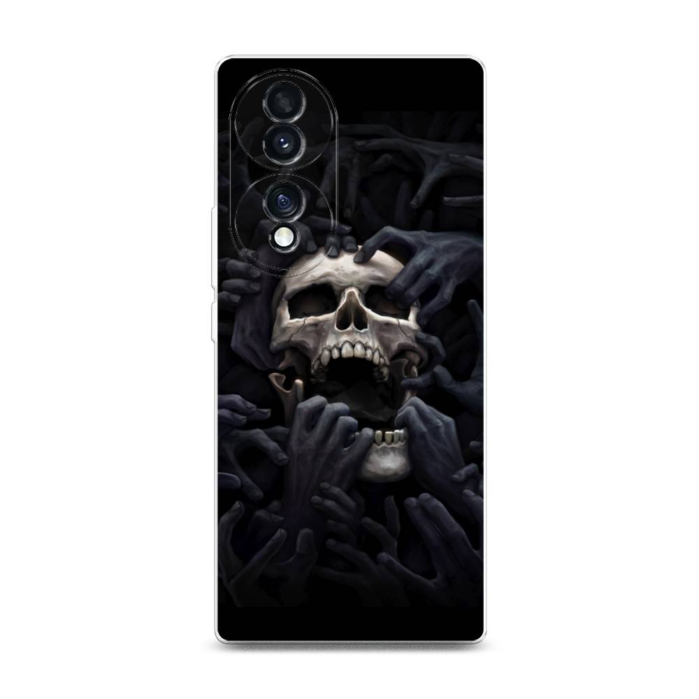 фото Силиконовый чехол "череп 29" на honor 70 awog