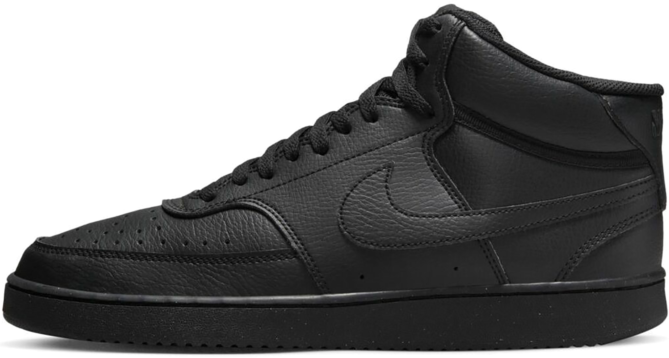 

Кеды мужские Nike M Court Vision Mid Next Nature черные 10 US, Черный, M Court Vision Mid Next Nature