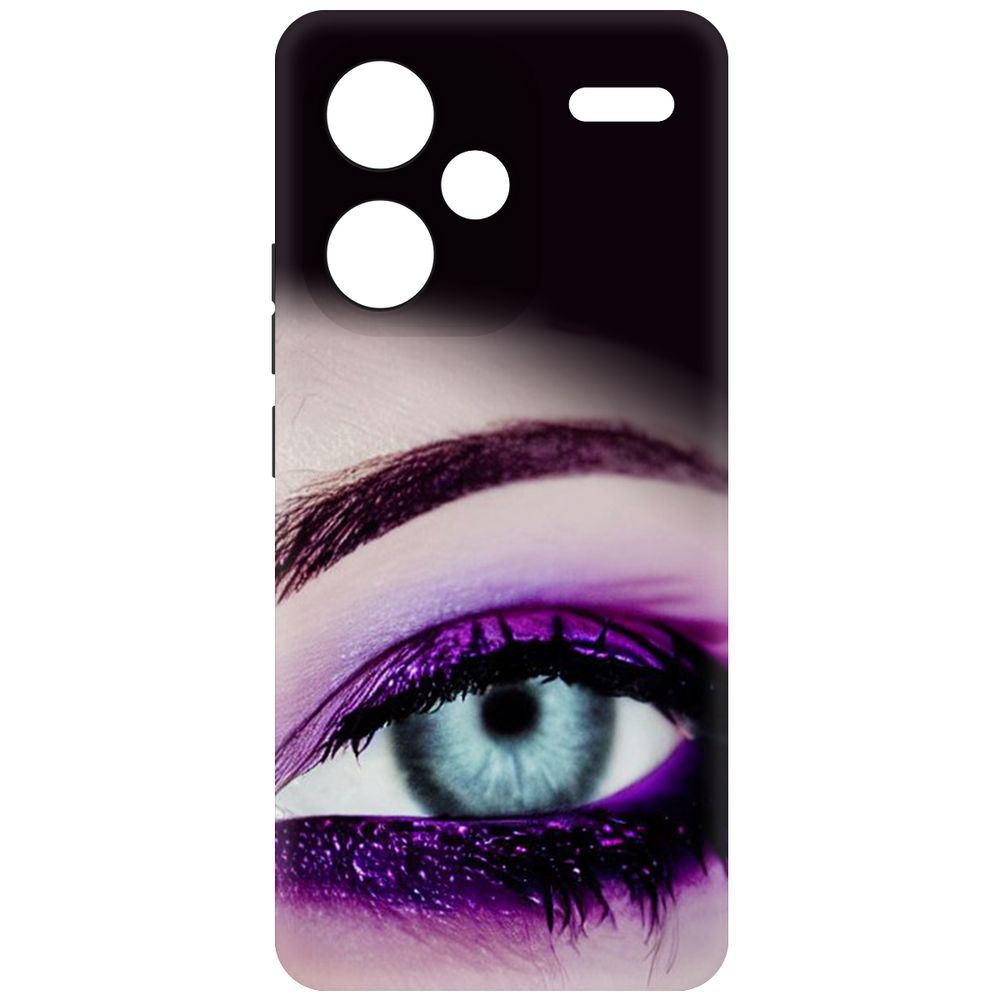 

Чехол-накладка Krutoff Soft Case Взгляд для Xiaomi Redmi Note 13 Pro+ 5G черный