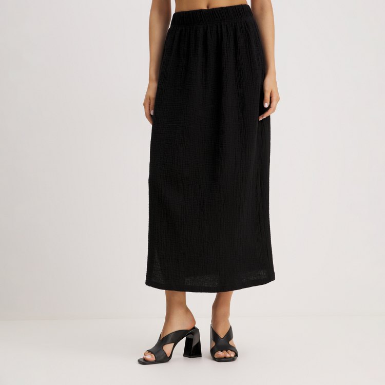 

Юбка женская Maison David BLN918 черная S, Черный, BLN918