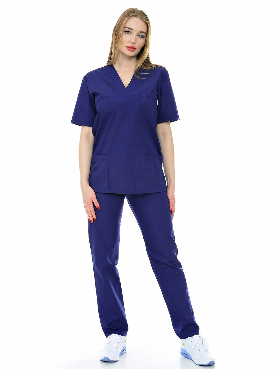 фото Костюм медицинский унисекс medicalwear хирург 109 синий 40 ru