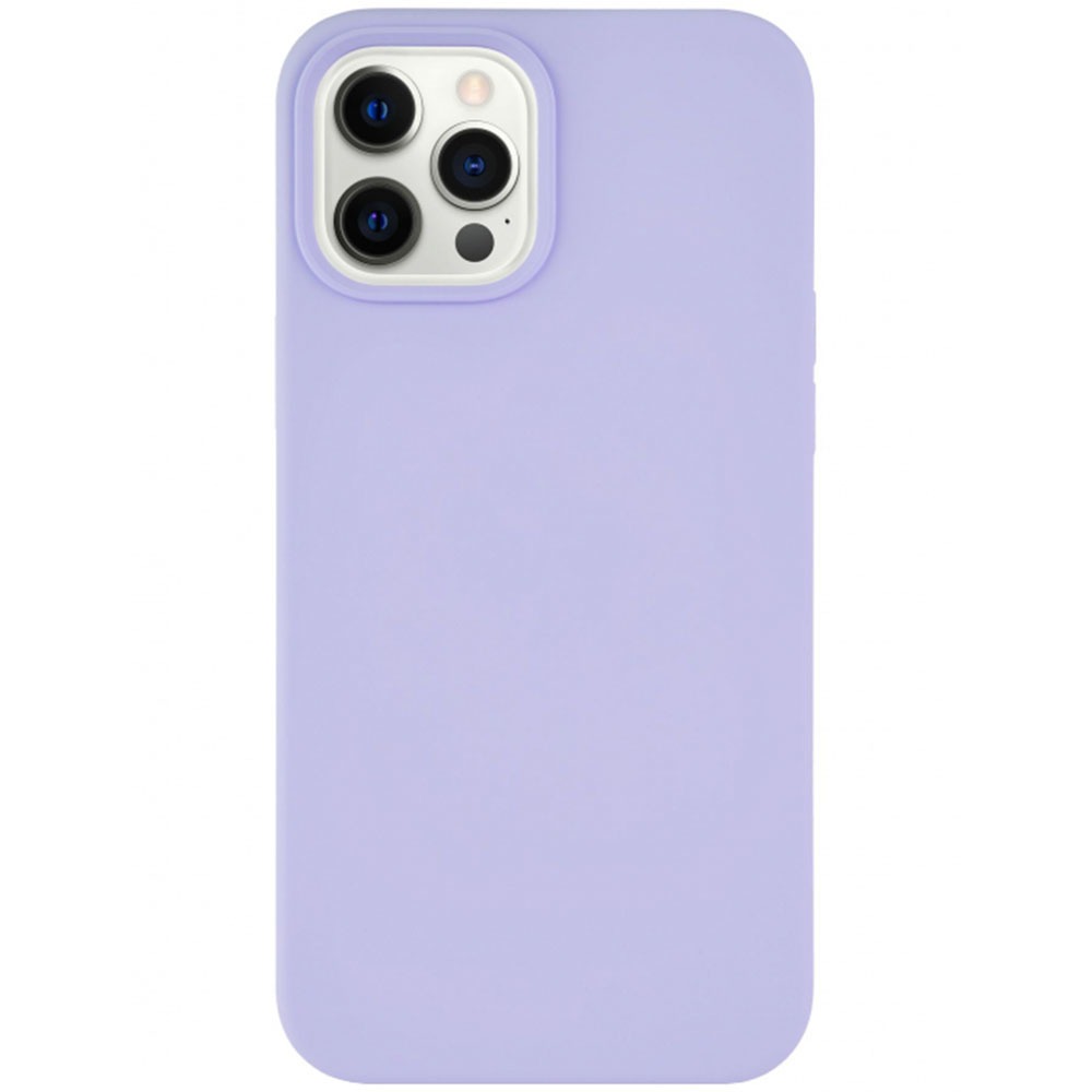 фото Чехол для смартфона vlp silicone сase для iphone 12 pro max, фиолетовый