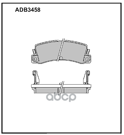 

Колодки An ALLIED NIPPON ADB3458 Adb3458, ADB3458