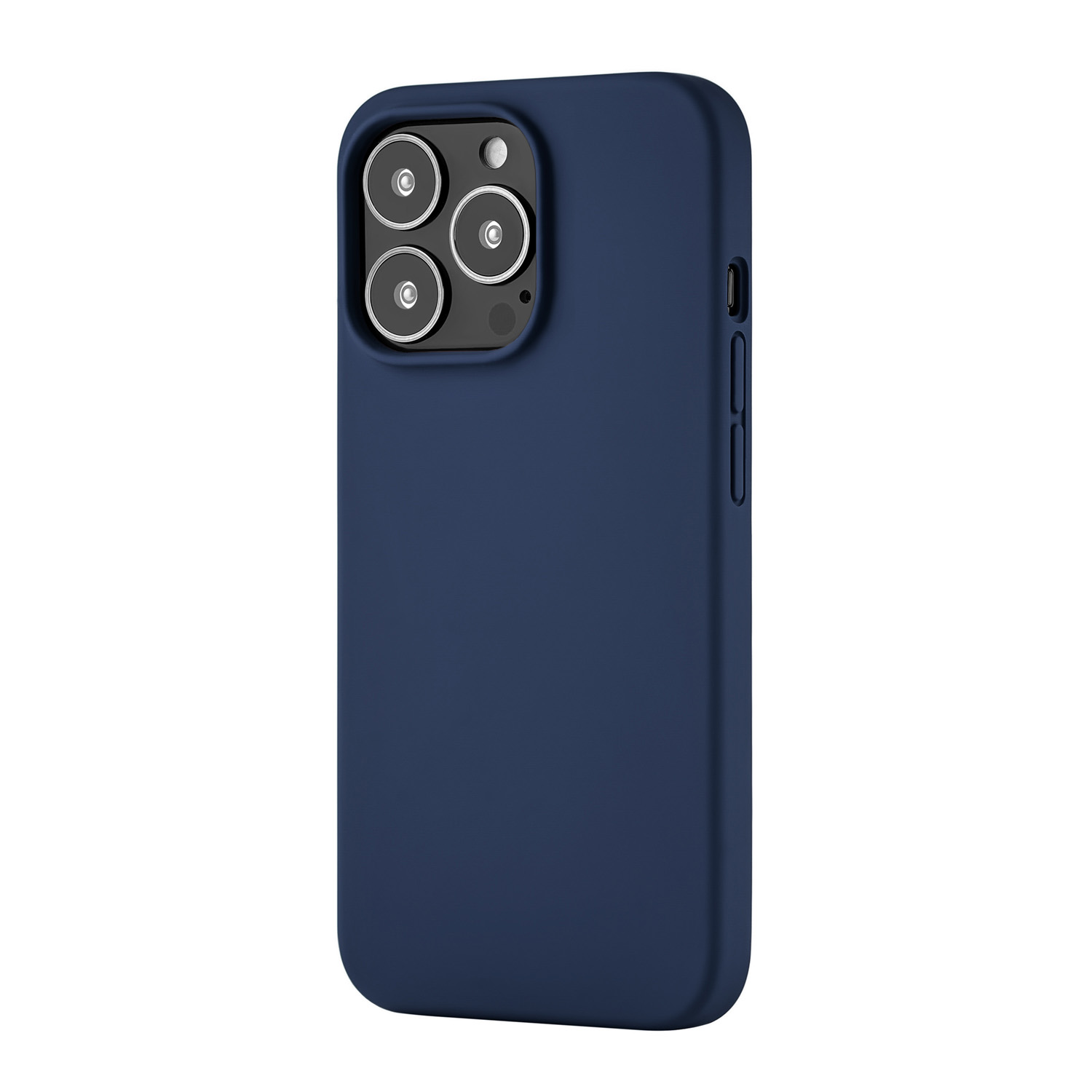 фото Чехол ubear touch case (liquid silicone) для iphone 13 pro, синий