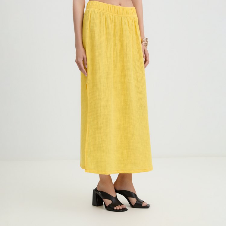 Юбка женская Maison David BLN918 желтая L 4140₽