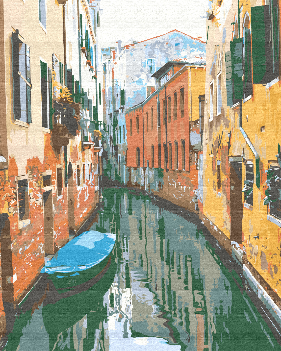 фото Картина по номерам на холсте с подрамником мырисуем венеция 1985/