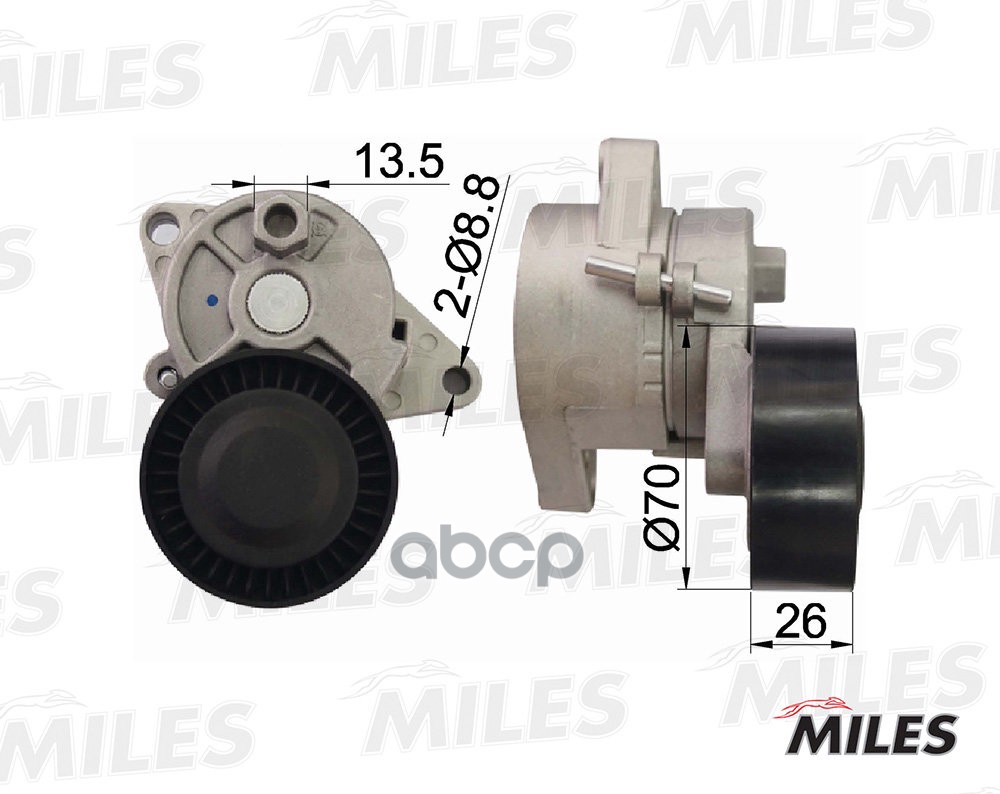 

Натяжитель Ремня Приводного Bmw E39/E46/E60/X5 M52/M54 Ag00062 Miles арт. AG00062, AG00062