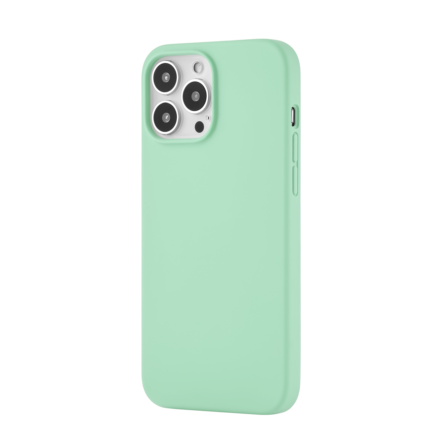 Чехол uBear Touch Case (Liquid silicone) для iPhone 13 Pro Max, зеленый