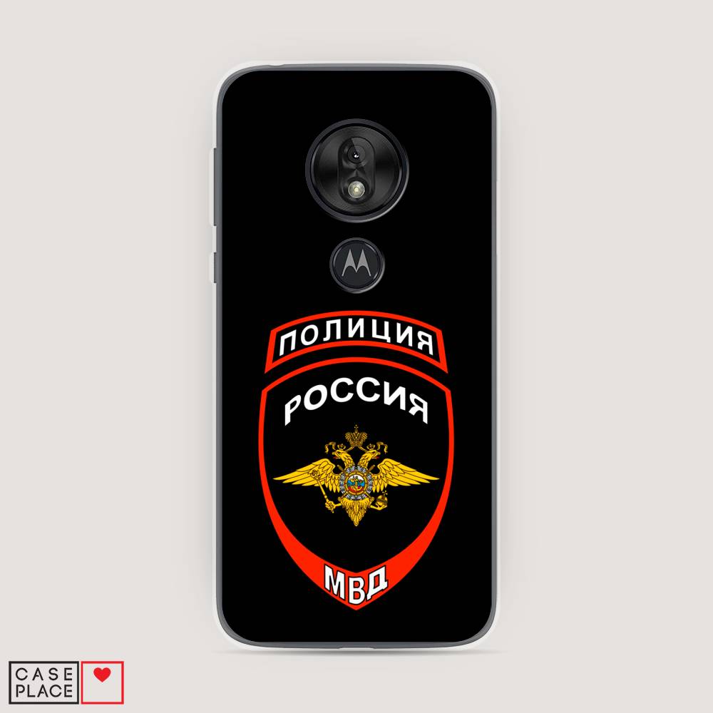 

Чехол Awog на Motorola Moto G7 Play / Моторола Мото G7 Play "Полиция шеврон", Разноцветный, 241250-5