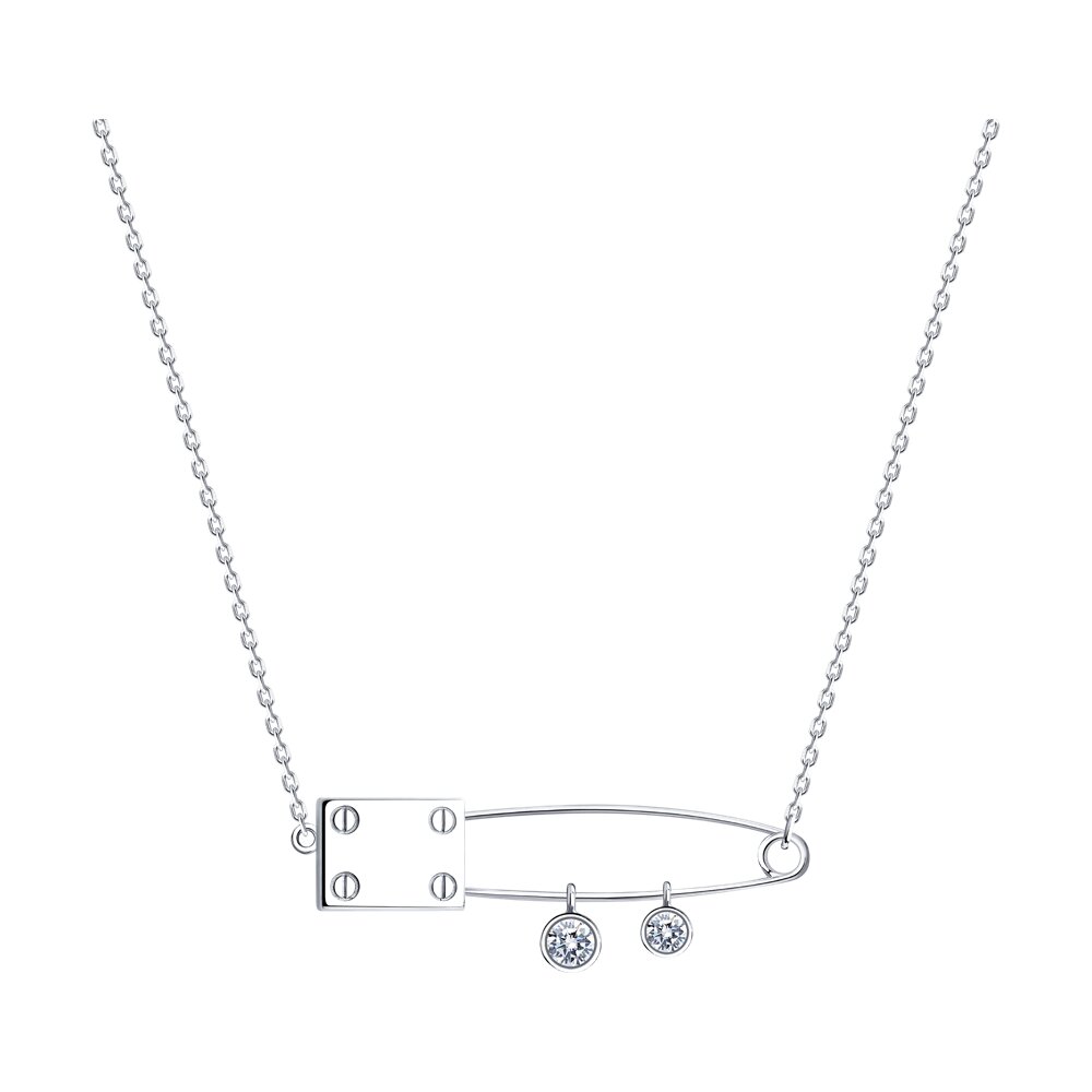 

Колье из серебра с фианитами 55 см SOKOLOV 94070596, 94070596