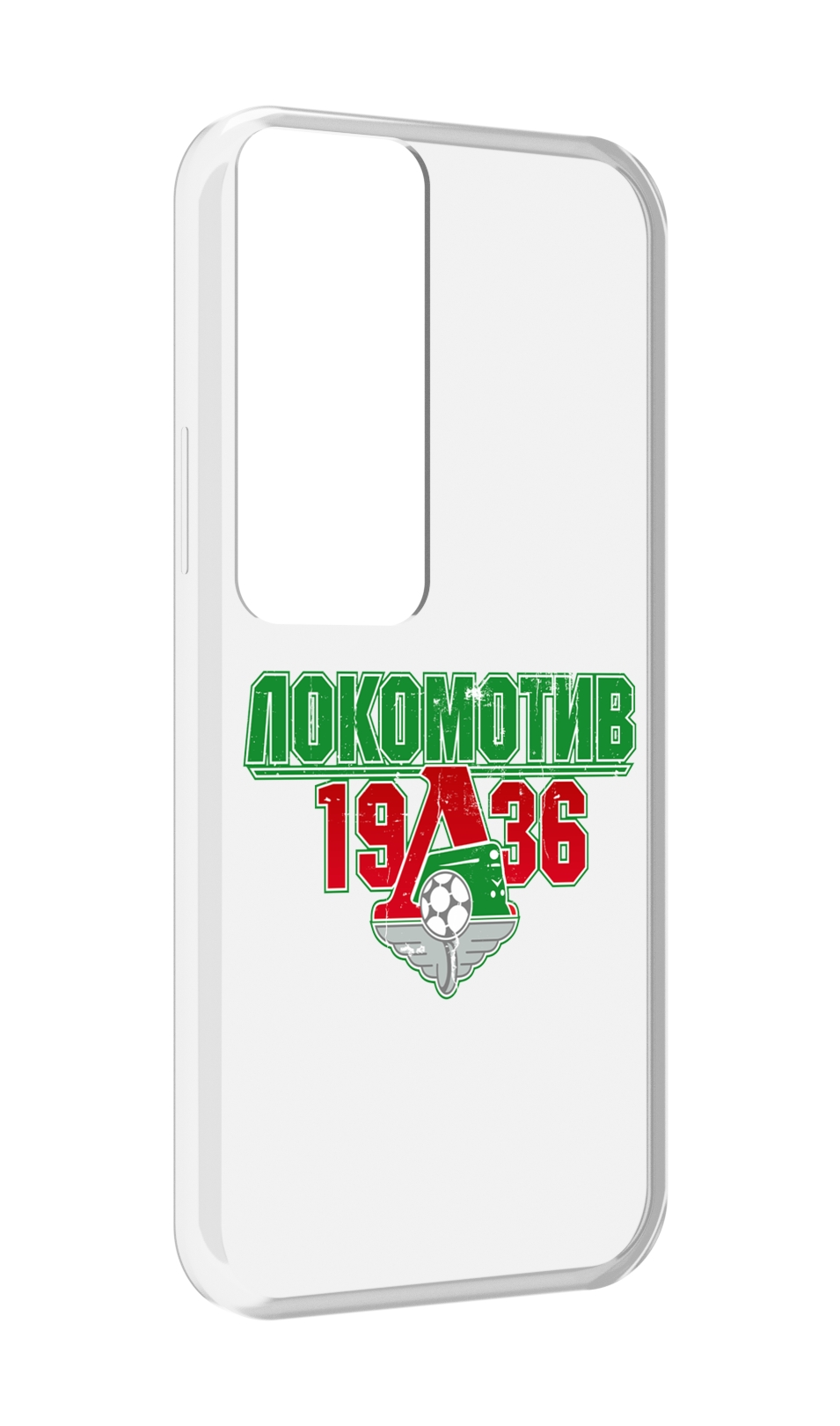 

Чехол MyPads ФК локомотив 1936 для Tecno Pova Neo 2, Прозрачный, Tocco