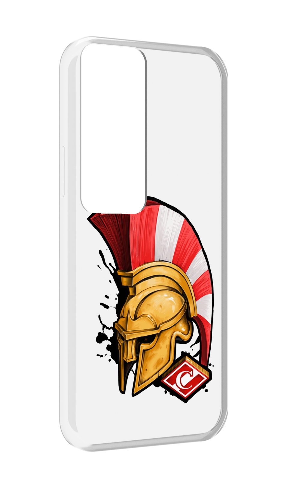 

Чехол MyPads ФК спартак шлем для Tecno Pova Neo 2, Прозрачный, Tocco